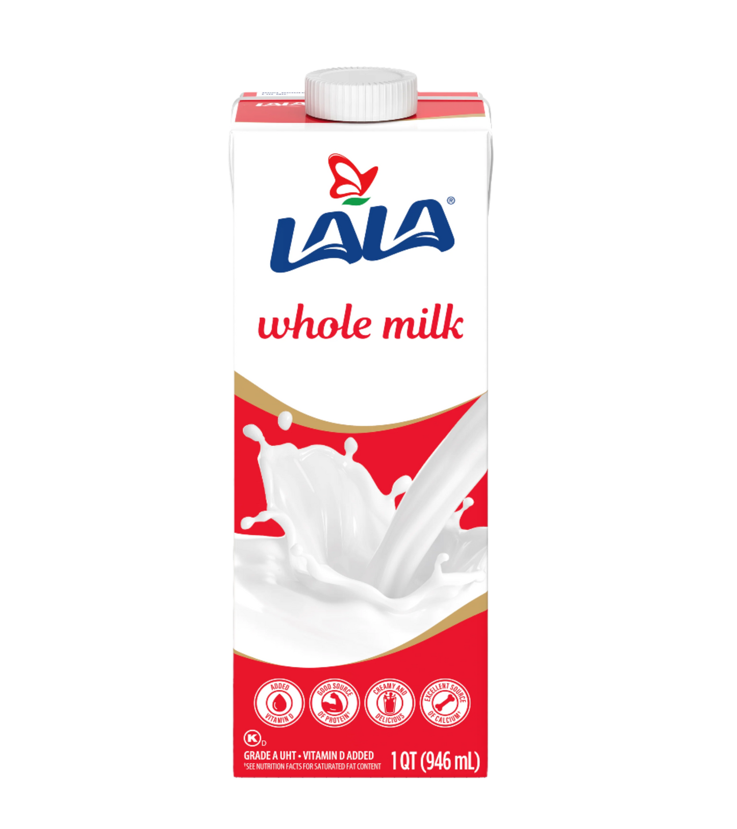 Lala UHT Milk Whole 32oz