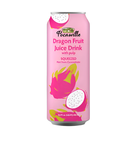 Pocasville Dragon Fruit Drink 16.5oz