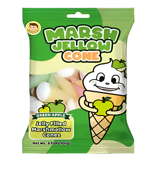 Josh Bosh Marsh Jellow Cones Green Apple 3.53oz