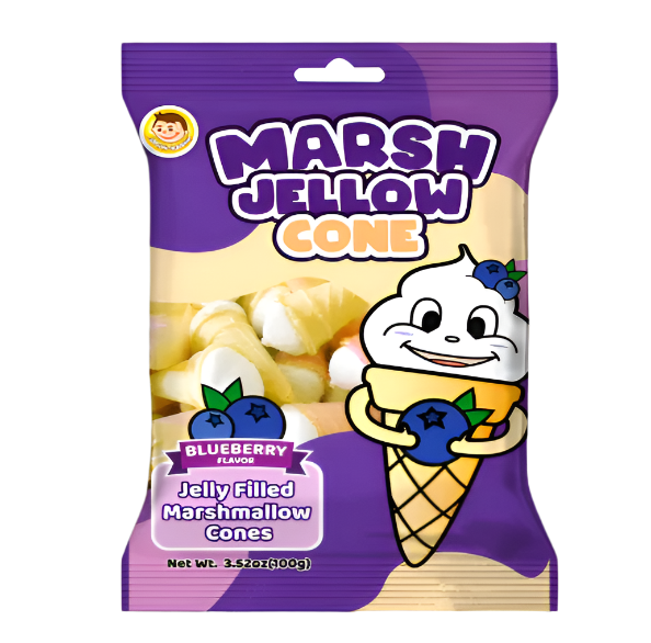 Josh Bosh Marsh Jellow Cones Blueberry 3.53oz