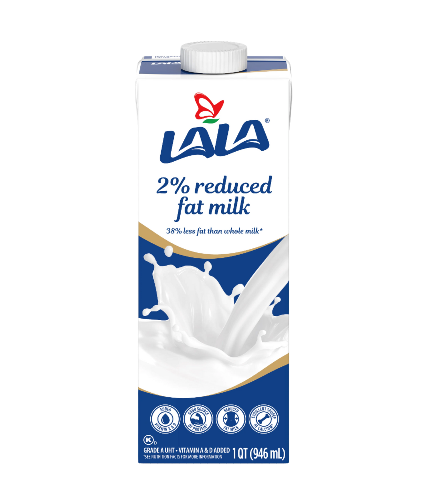 Lala UHT Milk 2% 32oz