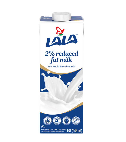 Lala UHT Milk 2% 32oz