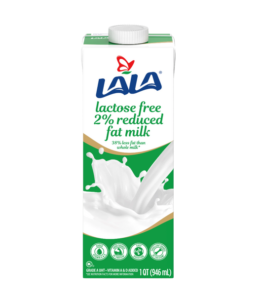 Lala UHT Milk 2% Lactose Free 32oz