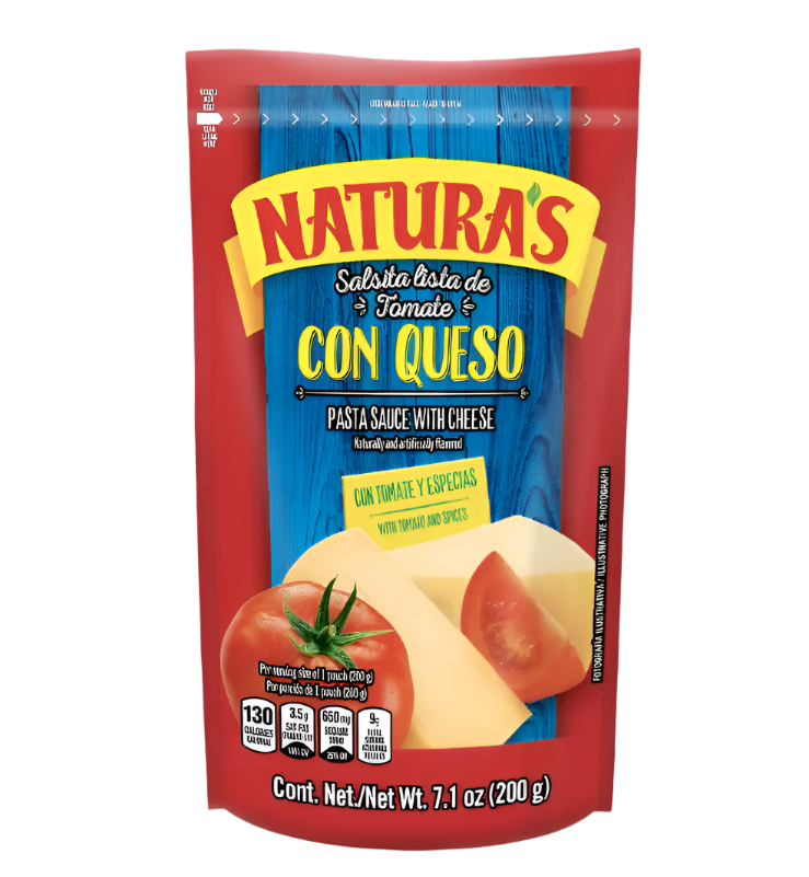 Naturas Salsa de Queso 200g