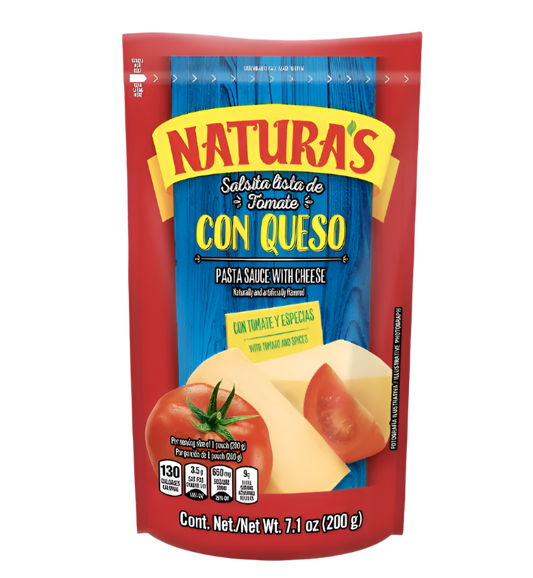 Naturas Salsa de Queso 200g