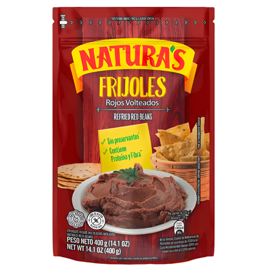 Naturas Frijoles Rojos Volteados 400g